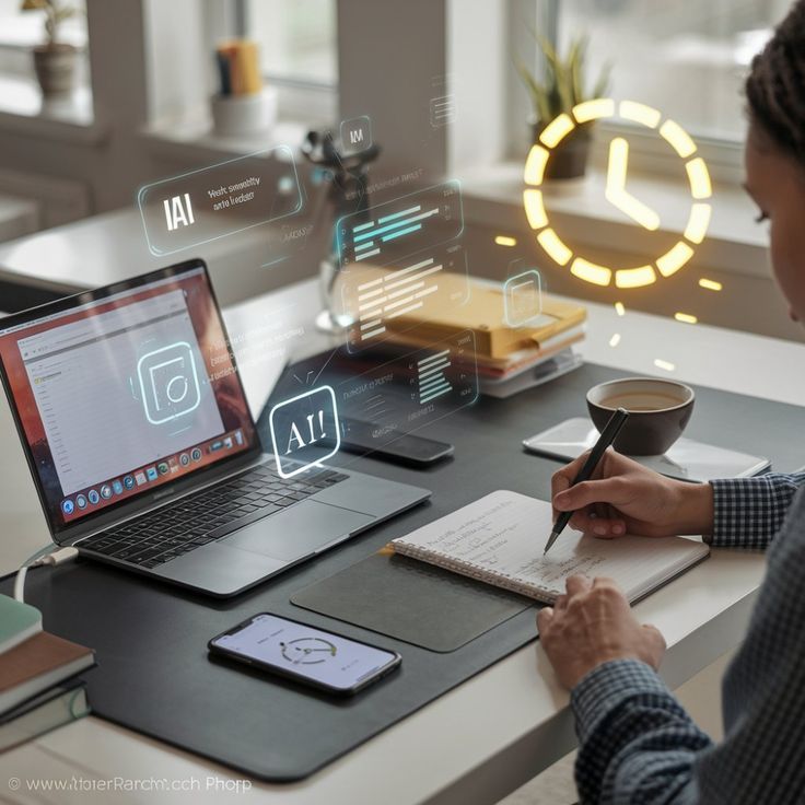 Quaderno aperto con domande scritte